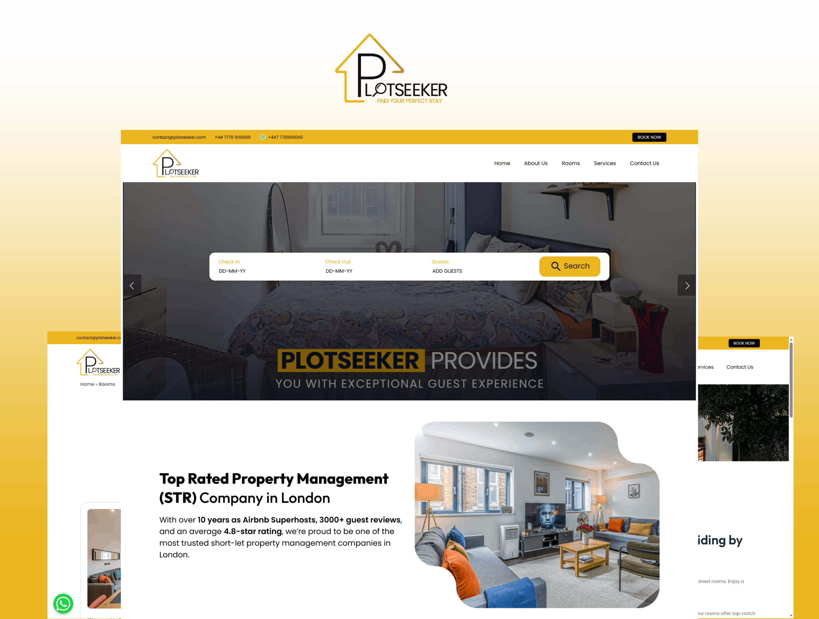 Plotseeker website interface