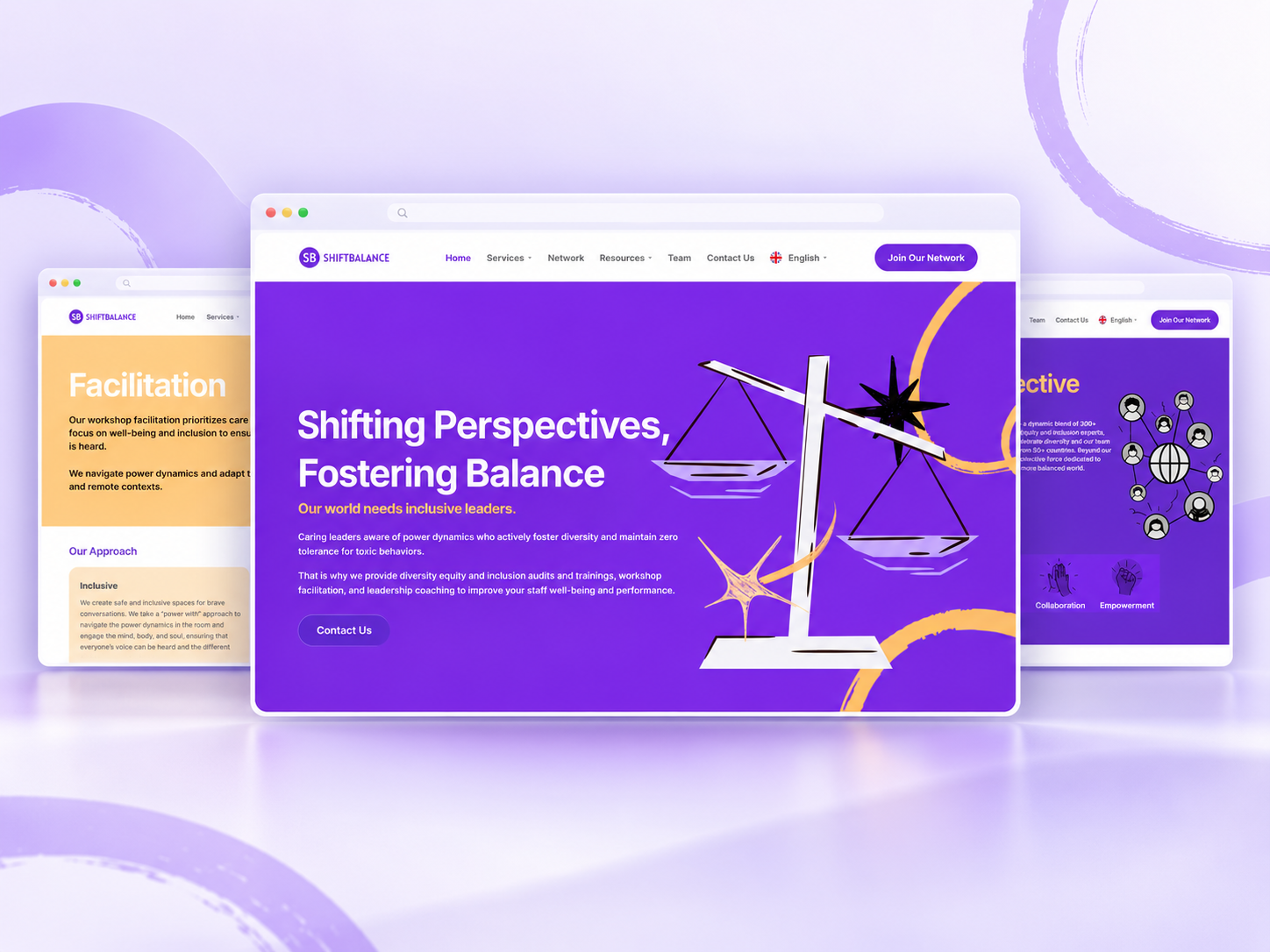 ShiftBalance website interface